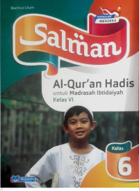 Image of AL QUR'AN HADIS UNTUK MADRASAH IBTIDAIYAH KELAS 6