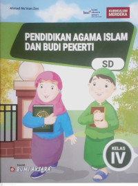Image of PENDIDIKAN AGAMA ISLAM DAN BUDI PEKERTI SD KELAS 4