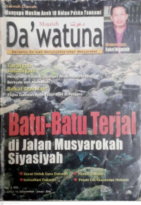 Image of BATU BATU TERJAL DI JALAN MUSYAROKAH SIYASIYAH
