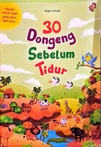 Image of 30 DONGENG SEBELUM TIDUR